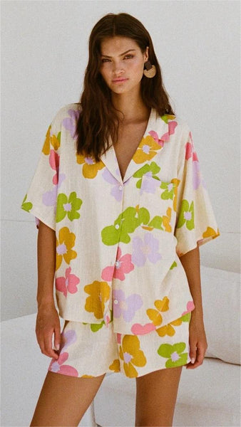 Daisy Floral Button Down Shirt