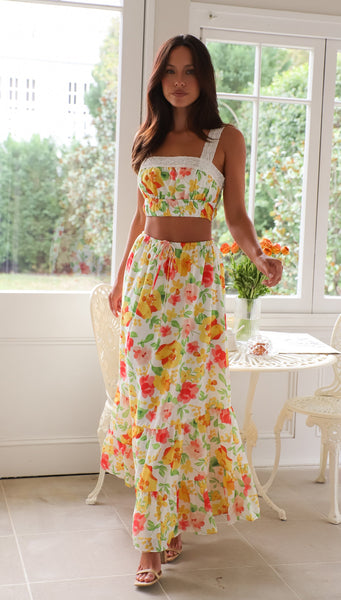 Floral Clemence Top