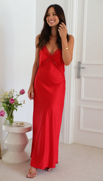 Aradia Maxi Dress (Ruby)