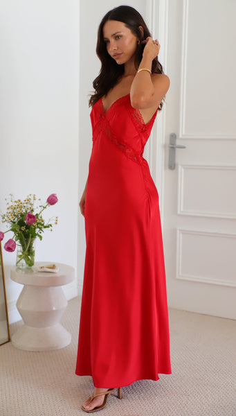 Aradia Maxi Dress (Ruby)