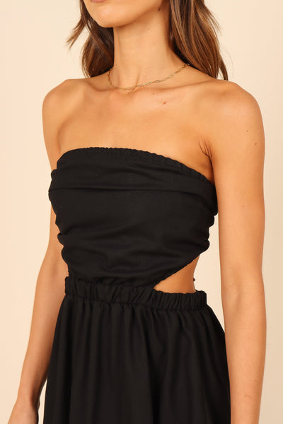Nandita Mini Cutout Dress - Black