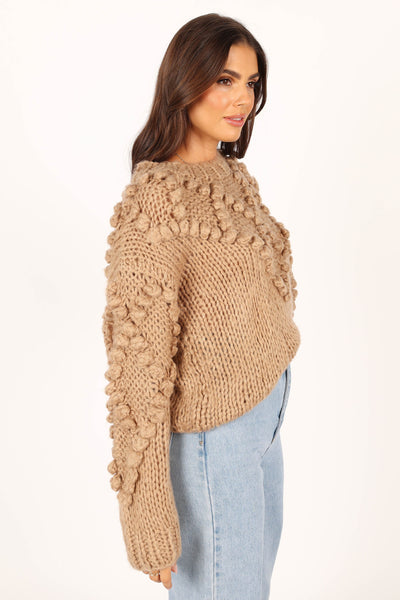 Vida Knit Sweater - Beige