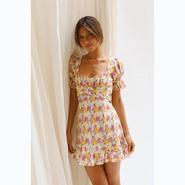 Tulip Floral Mini Dress