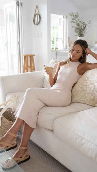 Oat Slim Fit Midi Dress