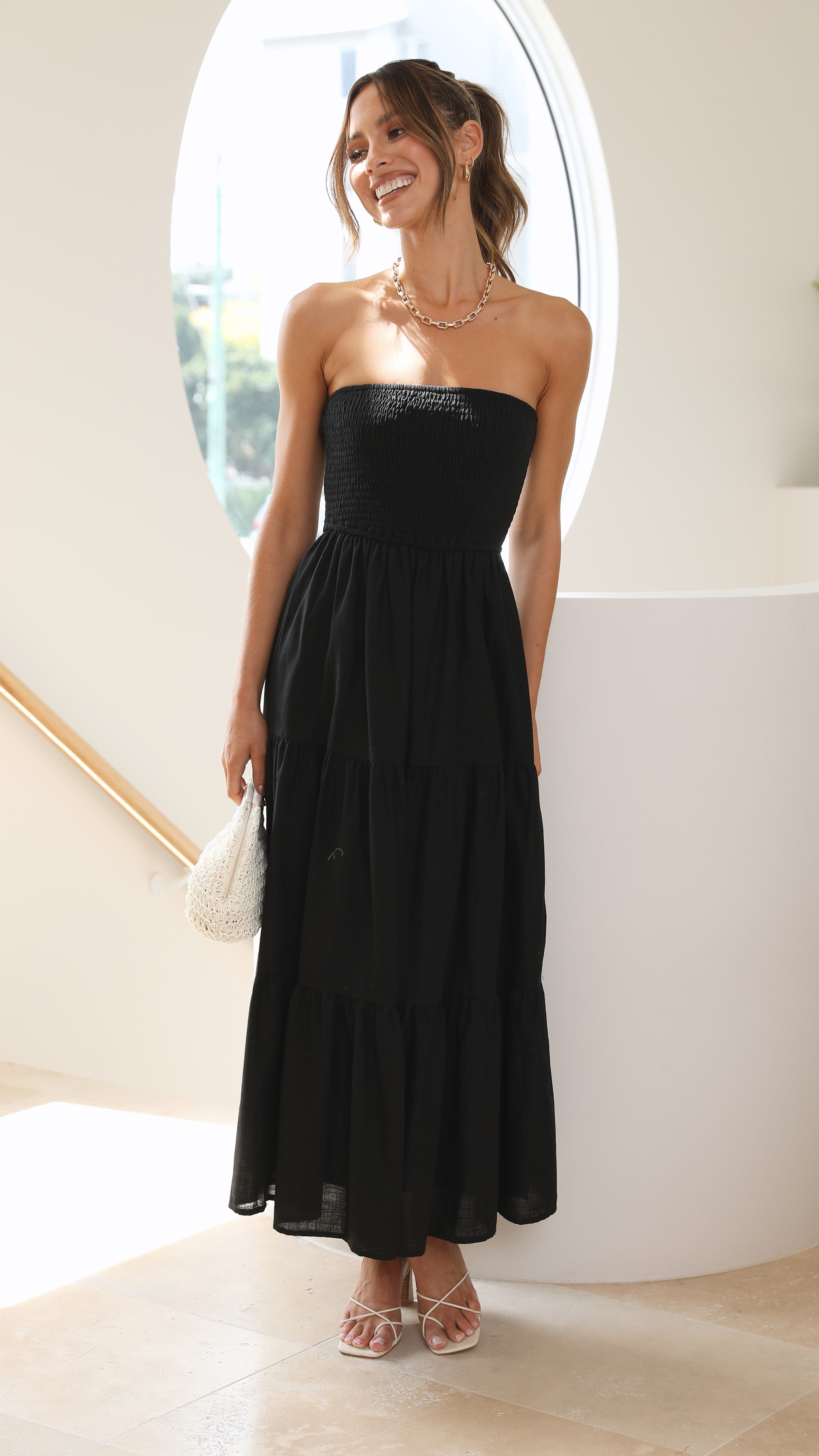 Brooke Maxi Dress - Black