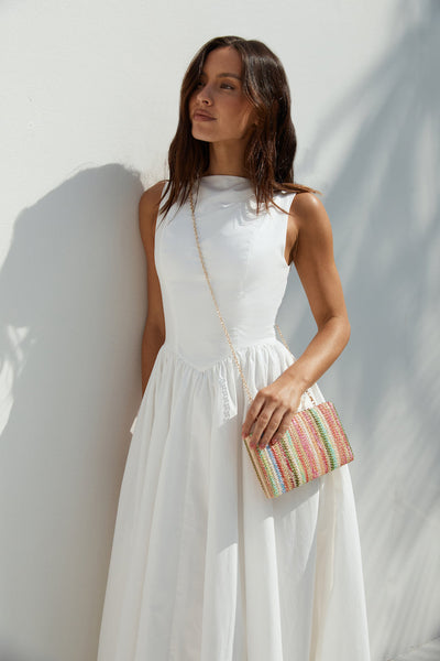 Dawn’s Embrace Maxi Dress White