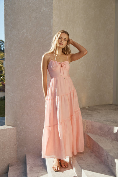 Vacay Breeze Maxi Dress Pink