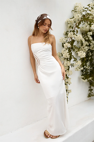 Amalfi Amore Maxi Dress White