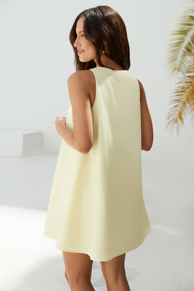 Love In Limoncello Mini Dress Yellow