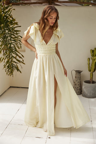 Eyes Of A Goddess Maxi Dress Butter