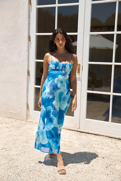 Hues Of Night Maxi Dress Blue