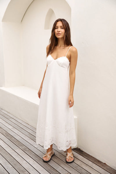 White Angelic Maxi Dress