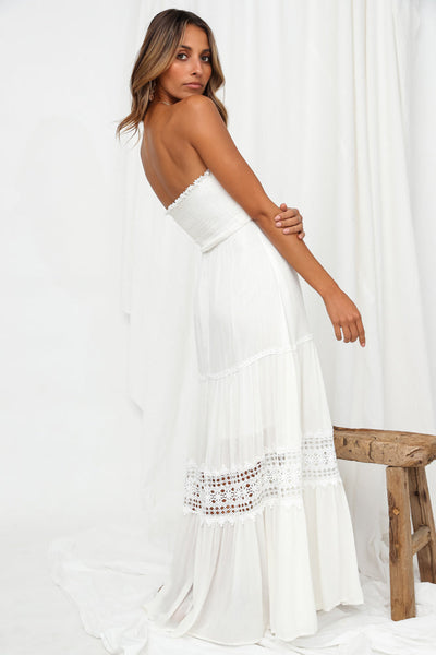 White Agatha Maxi Dress