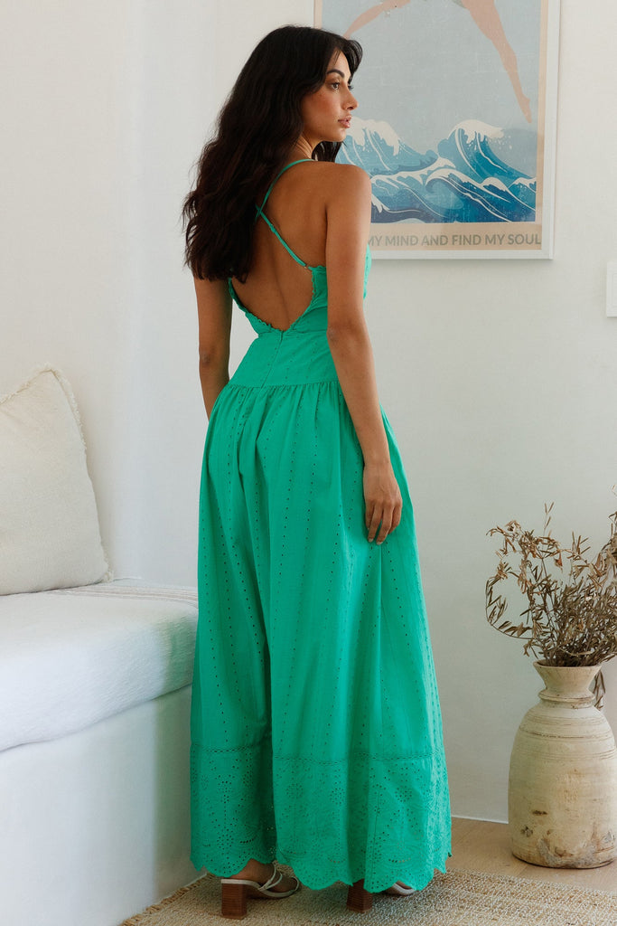 Winery On The Coast Maxi Dress Green Gabi Swimwear Winery On The Coast Maxi Dress Green Gabi Swimwear