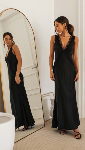 Tempest Maxi Dress (Black)