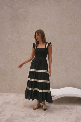 Monica Maxi Dress Black