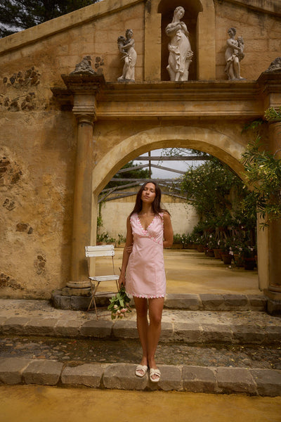 Beneath the Blossoms Mini Dress Pink