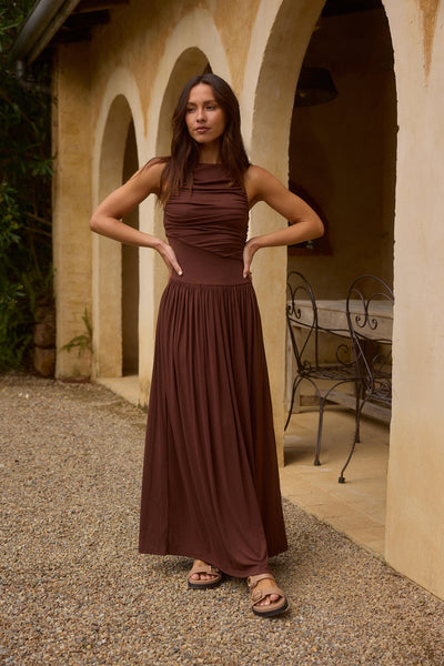 Aulani Robyne Maxi Dress Brown