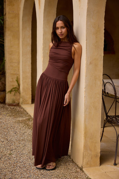 Aulani Robyne Maxi Dress Brown