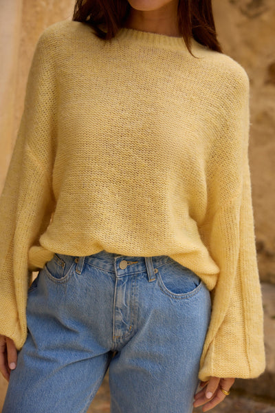 Mikale Knit Jumper Yellow