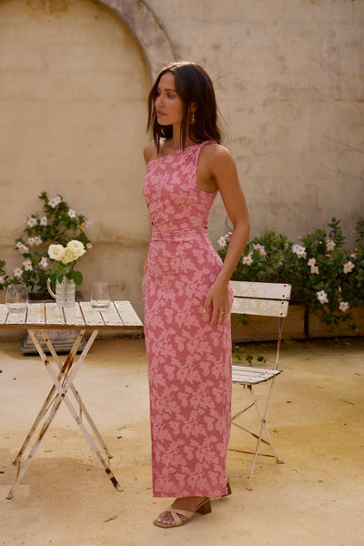 Breeze of Pink Maxi Dress Pink