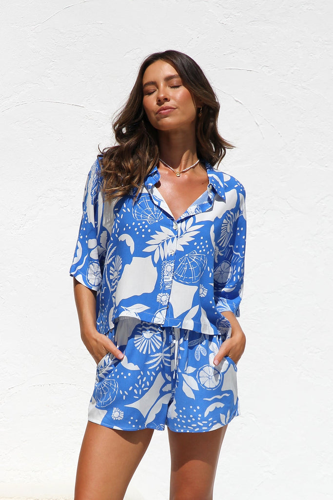 Untitled Set Rikki Rikki Set BLUE – Gabi Swimwear