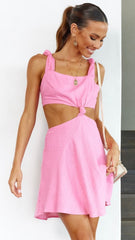 Renee Mini Dress - Pink