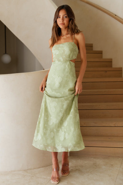 Cascalone Maxi Dress Sage