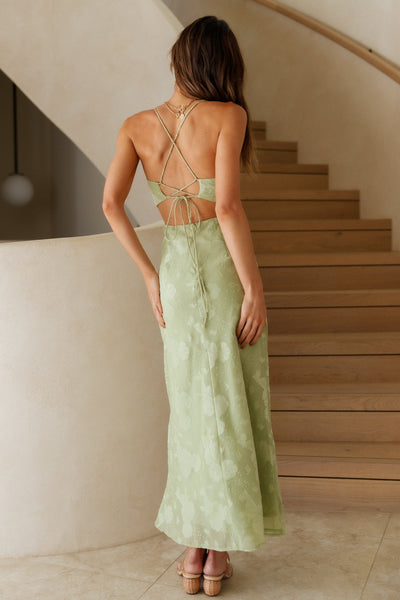 Cascalone Maxi Dress Sage