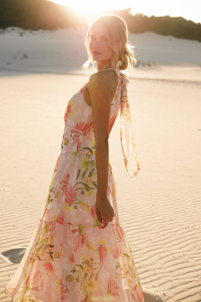 acacia swimwear maxi dress Acacia Blue Batik maxi dress
