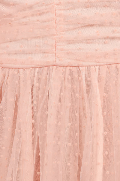 Floret Midi Dress - Petal Pink