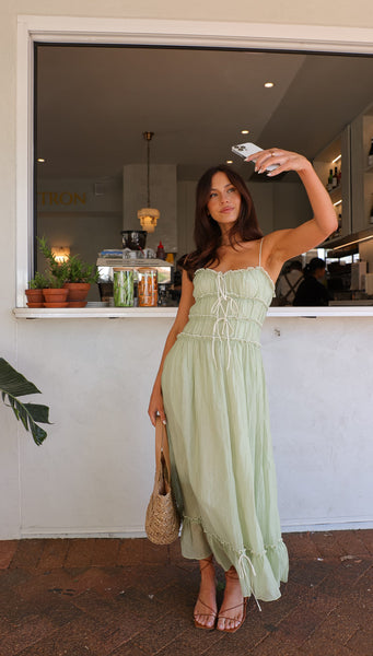 Dorothy Maxi Dress (Sage)