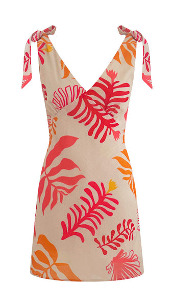 Capri Mini Dress (Coastal Coral)