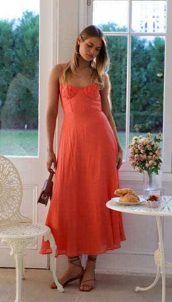 Sorrela Maxi Dress (Melon)