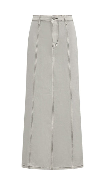 Carmen Denim Skirt (White)