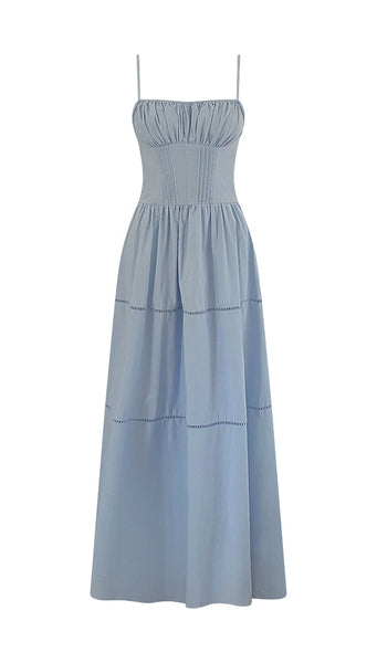 Aimee Maxi Dress (Dusty Blue)