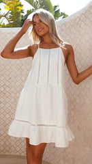 Lux Mini Dress - White