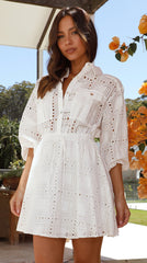 Caliana Mini Dress - White