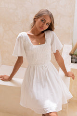Days By The River Dress White