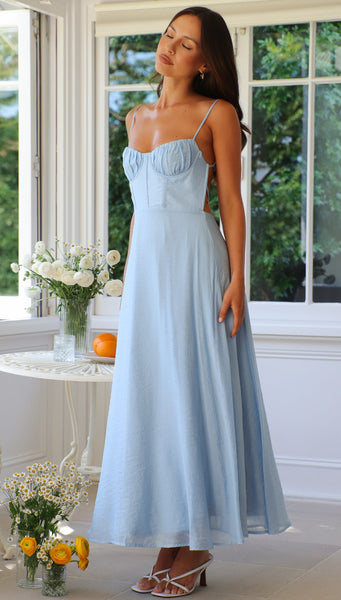 Sorrela Maxi Dress (Blue)