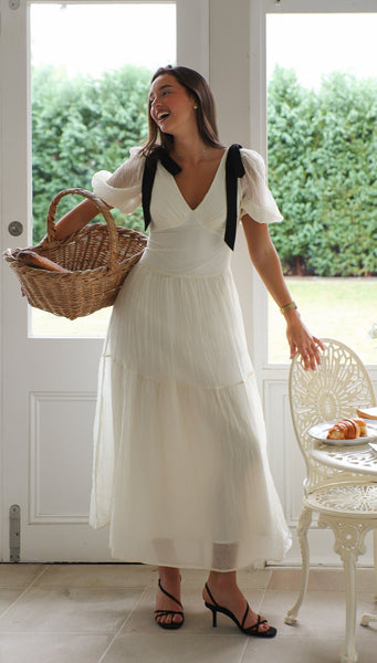 White Livia Maxi Dress