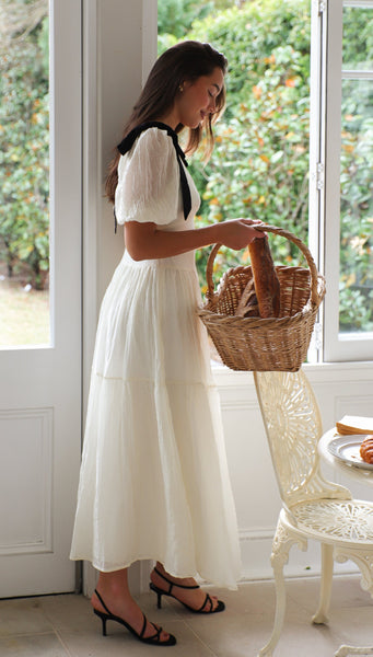 White Livia Maxi Dress