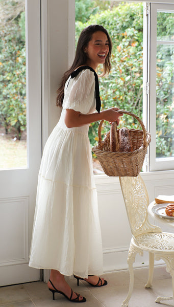 White Livia Maxi Dress