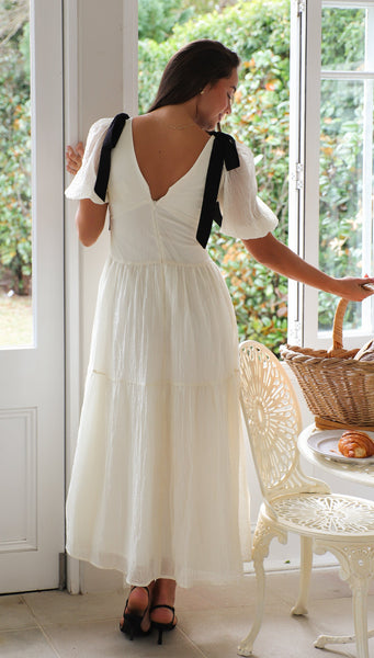 White Livia Maxi Dress