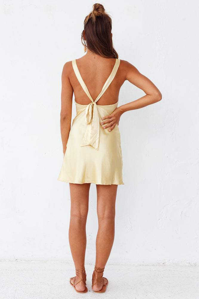 HELLO MOLLY Night In Cabana Dress Yellow Gabi Swimwear HELLO MOLLY Night In Cabana Dress Yellow Gabi Swimwear