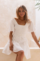 Days By The River Dress White