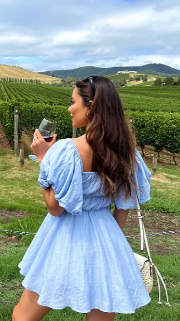 adrian blue mini dress RHODE Adrian Sweetheart Off-The-Shoulder Velvet Mini Dress