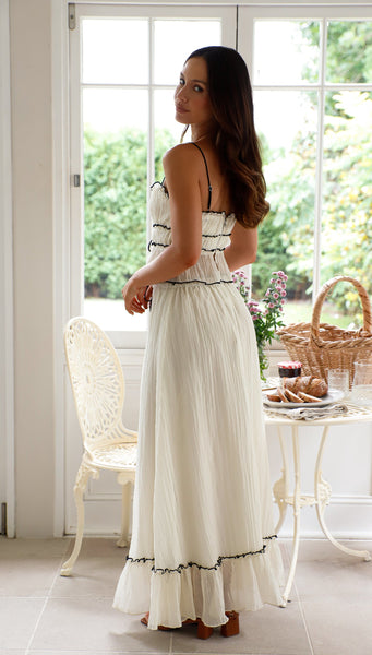 Dorothy Maxi Skirt (Cream)