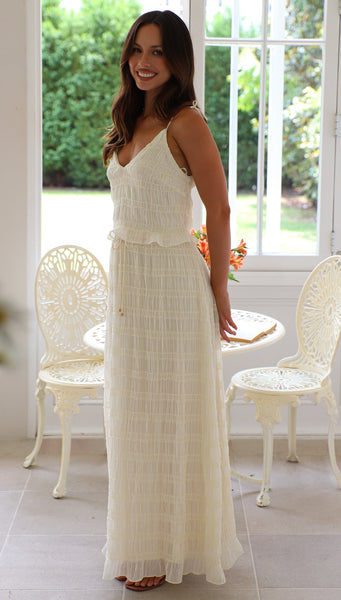 Nightingale Maxi Skirt (Cream)