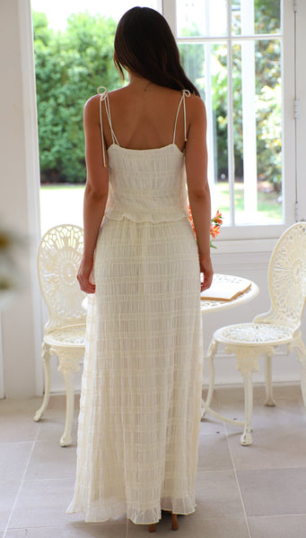 Nightingale Maxi Skirt (Cream)